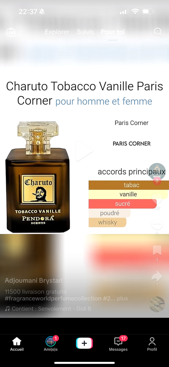 Parfum Charuto Tobacco Vanille