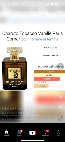 Parfum Charuto Tobacco Vanille