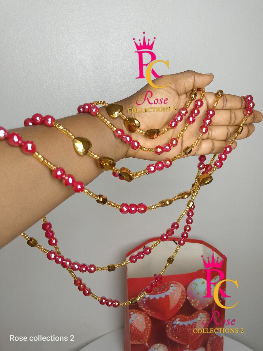 Ceinture de perles bohème chic