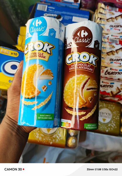 Biscuits Crok Vanille