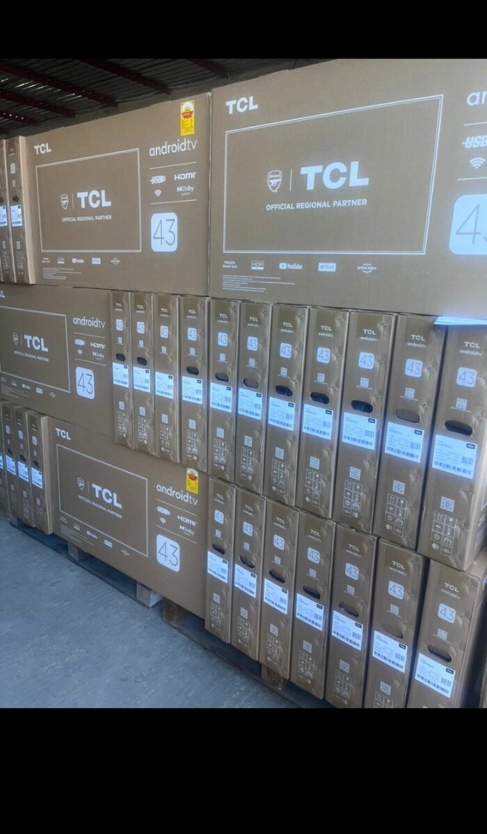 TCL 43 INCHES SMART ANDROID DIGITAL SATELLITE TELEVISIONS