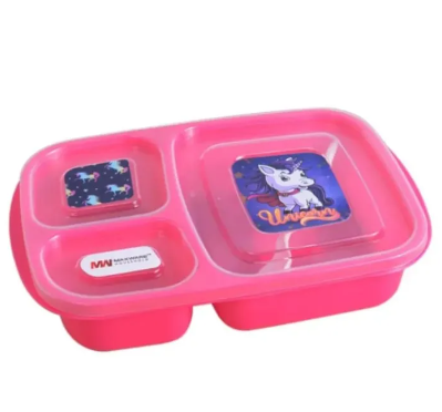 Student Lunch Box Large 1000ml And Small 700 ML, Lunch Box Large With three And Small Two portions/Compartments