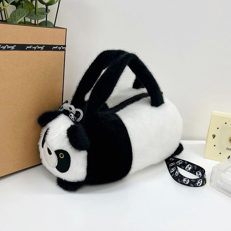 Sac bandoulière panda moelleux