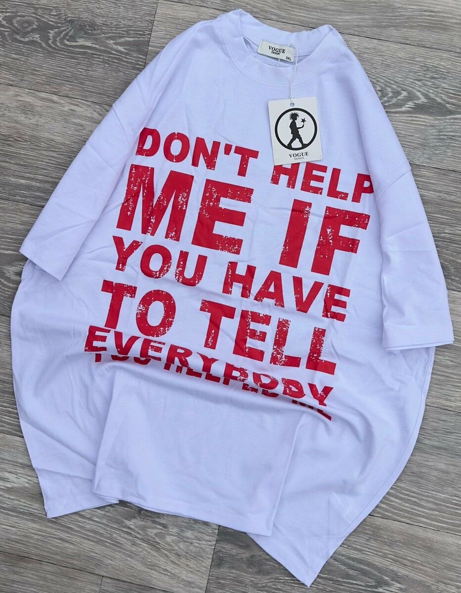 T-shirt oversize imprimé
