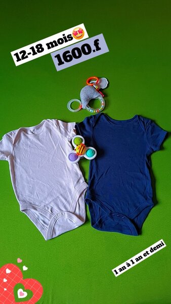 Bodies bébé 12-18 mois