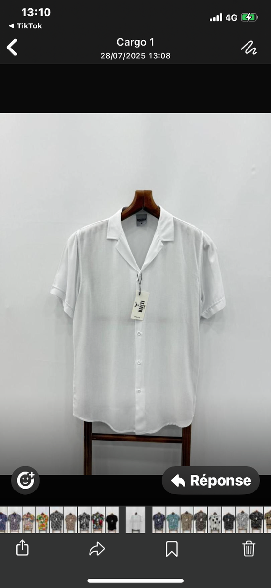 Chemise décontractée homme