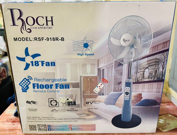 Ventilateur rechargeable Roch 18"