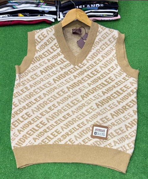 Gilet sans manches en maille