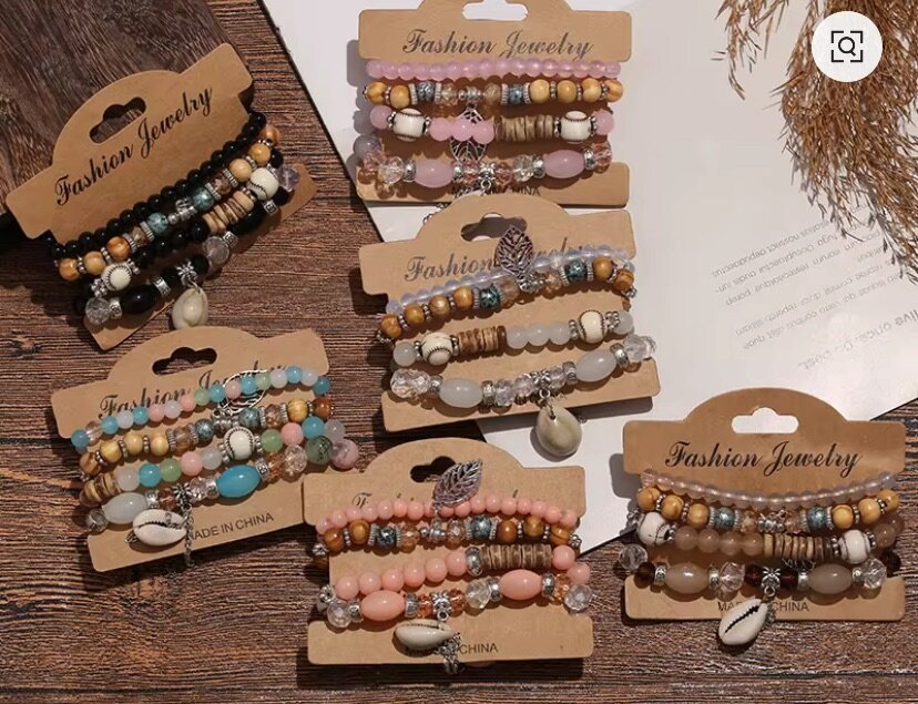 Bracelets Bohême chic multicol