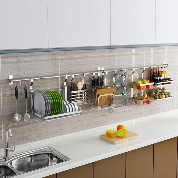 Étagère de cuisine en inox 