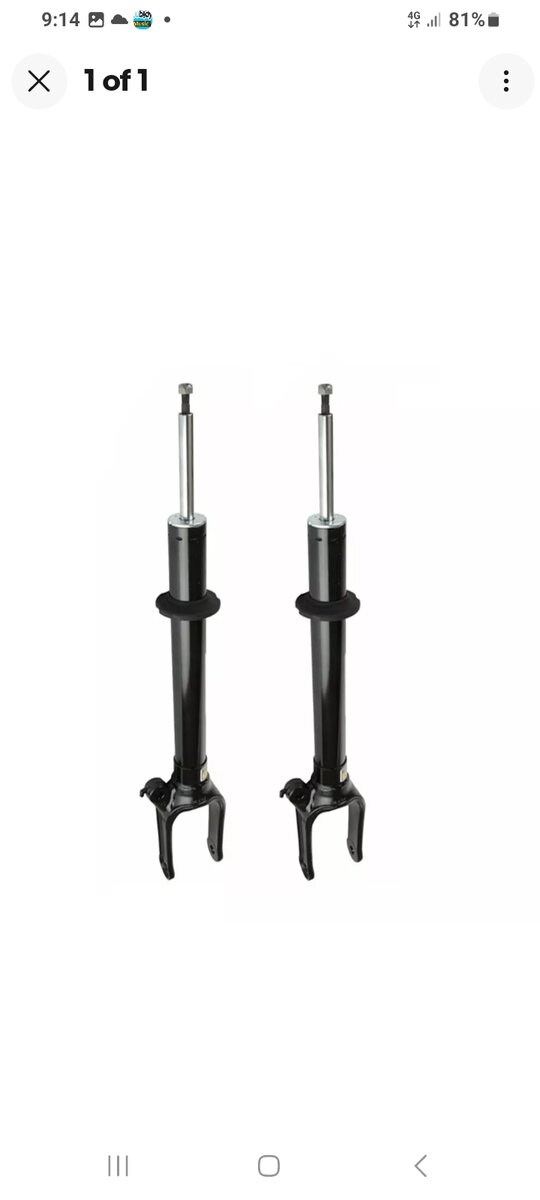Benz Ml350 front shocks