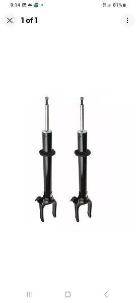 Benz Ml350 front shocks