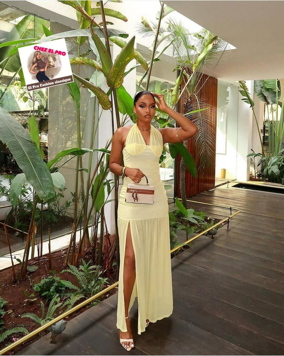 Robe été dos nu élégante