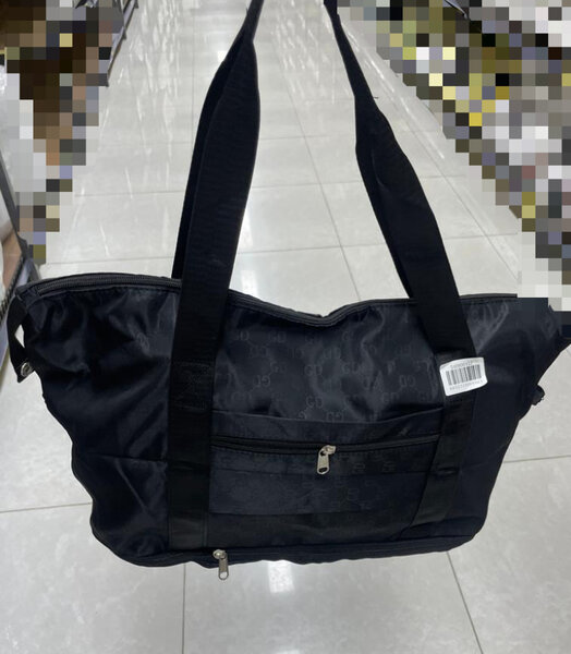 Sac de voyage noir spacieux