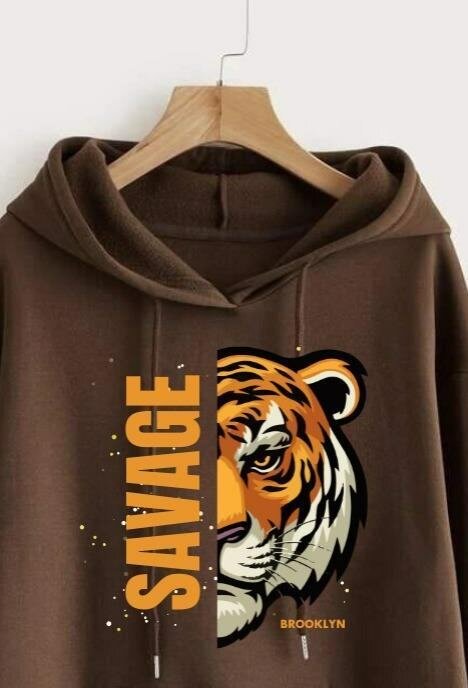 Men's Printed hoodie with 7 days backup warranty