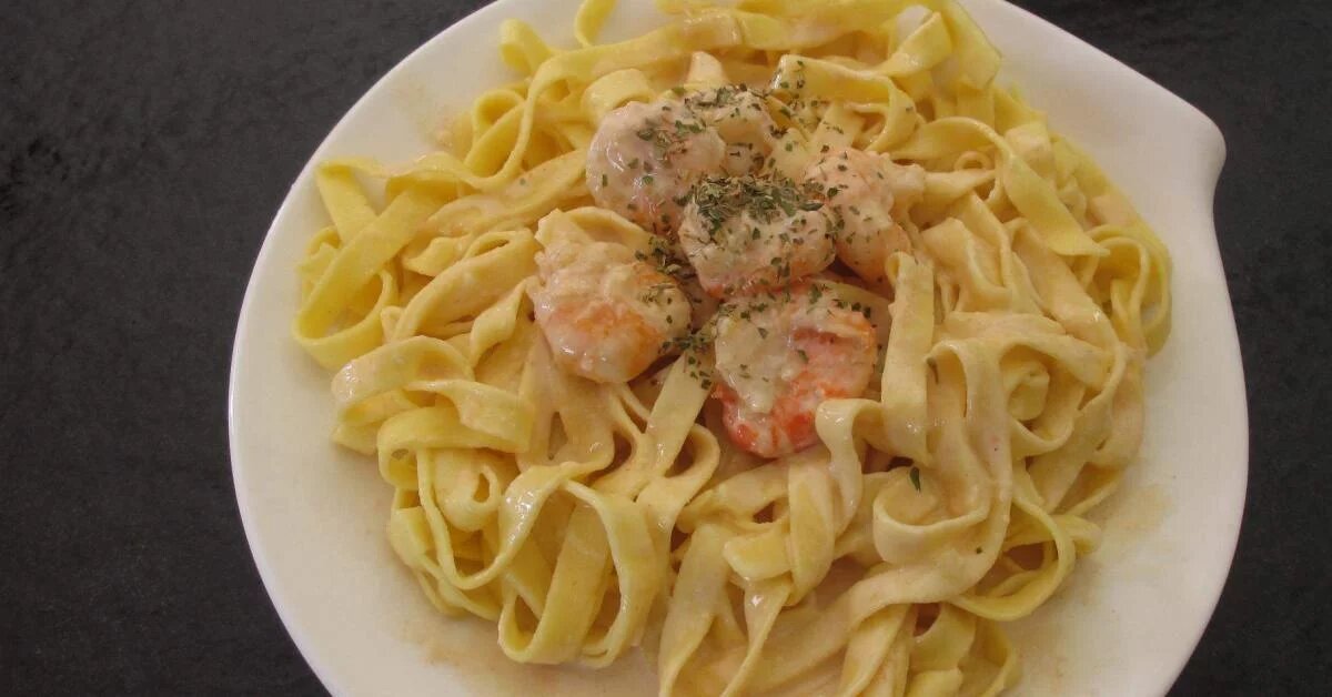 Tagliatelle aux crevette