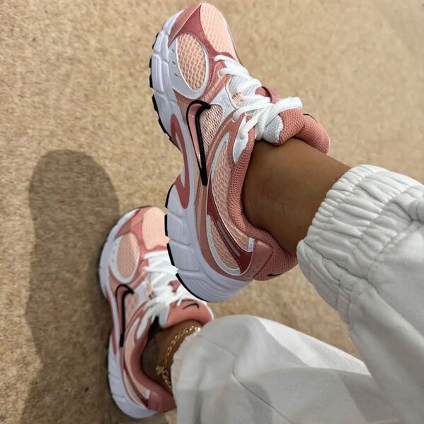 Baskets Rose Femme Confort