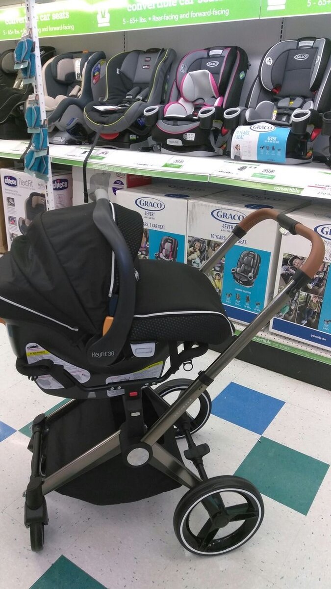 Poussette combiné pratique