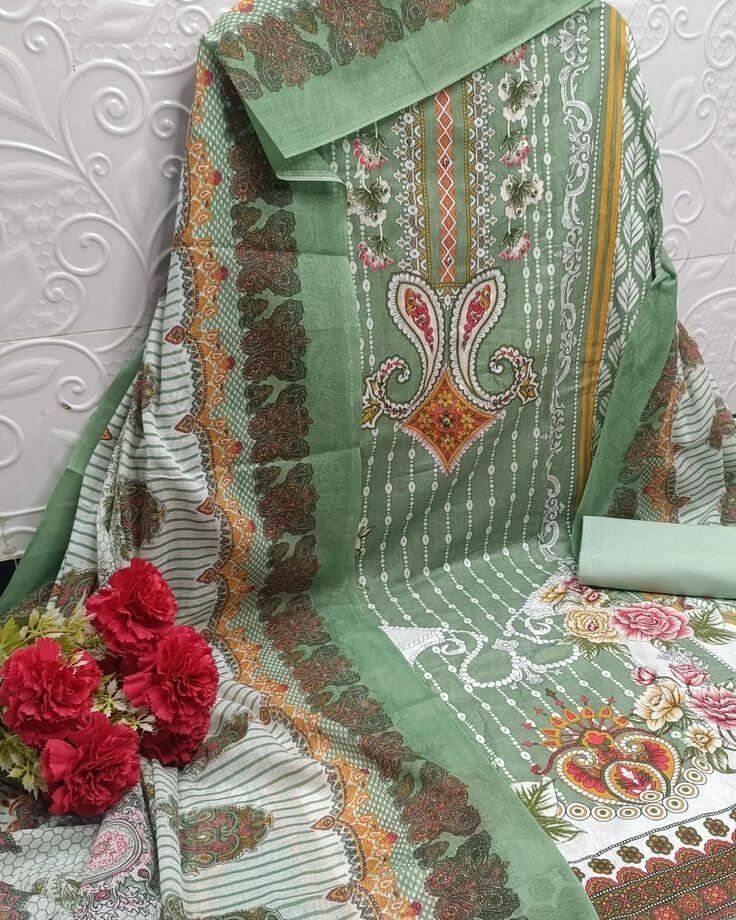 Cotton 3 Peace Suit