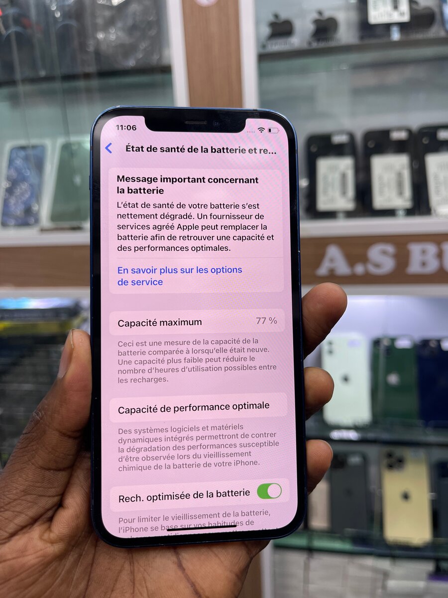 iPhone 12 Bleu 64Go Reconditionné