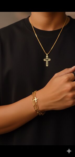 Colliers et Bracelets Croix Élégants