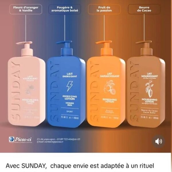 Gel Douche Fraîcheur Sunday