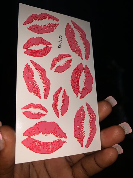 Tatouage Éphémère Lèvres