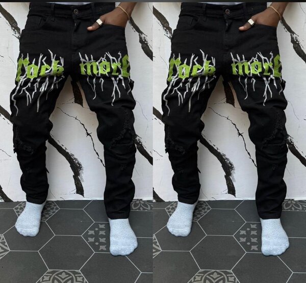 Jeans homme style streetwear