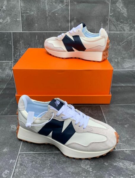 Sneakers blanc et bleu confort