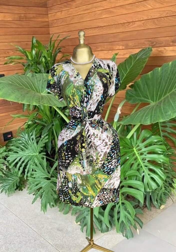 Robe imprimée élégante