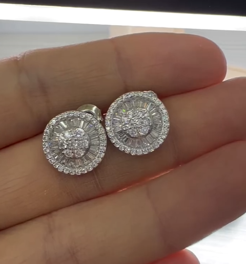 Серьги пусеты 