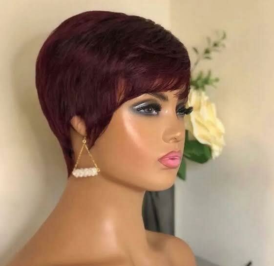 Pixie cut wig