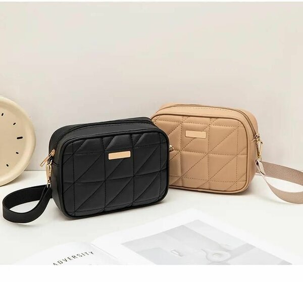 Stylish girls crossbaby bags 1 pc with Embroidered Pattern