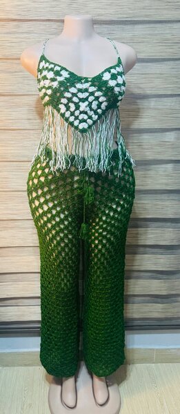 Crochet Trouser Set