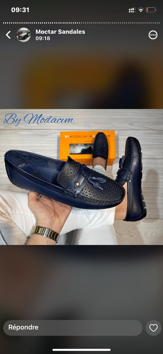 Mocassins Hommes en Daim Élégants