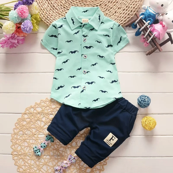 Ensemble bébé chemise et short