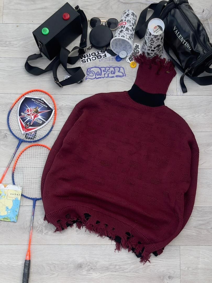 Pull à col roulé décontracté