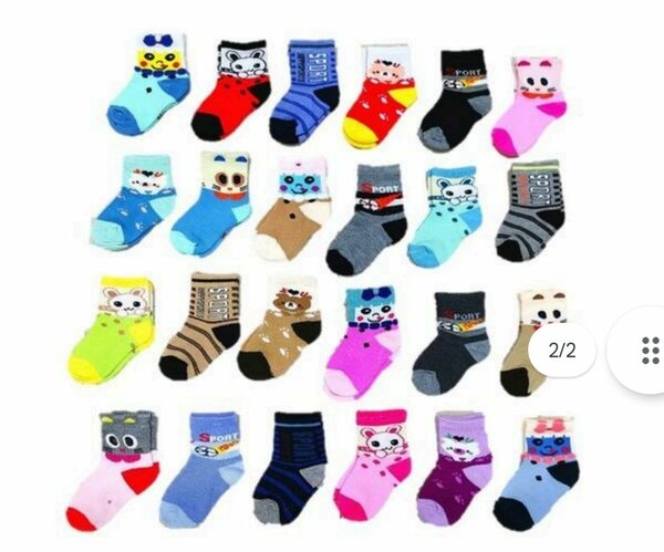 12 Chaussettes Enfant