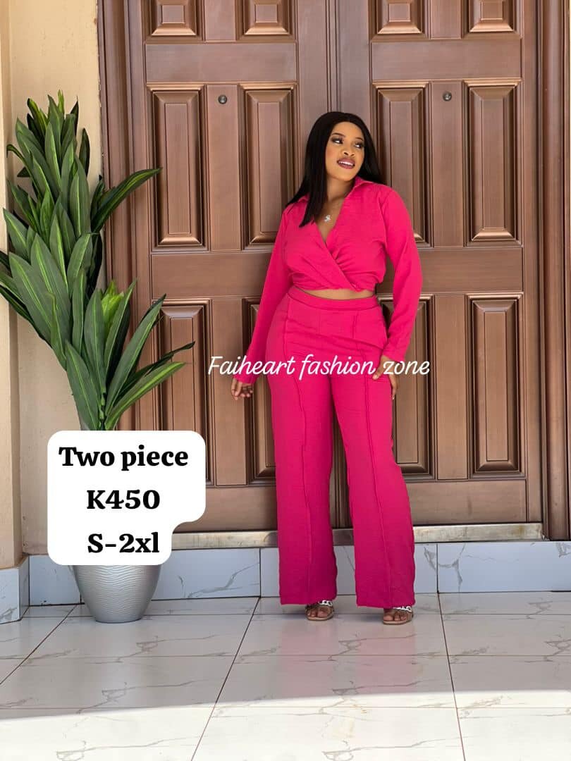 Women's set, long sleeve shirt and trousers pink S-2xl