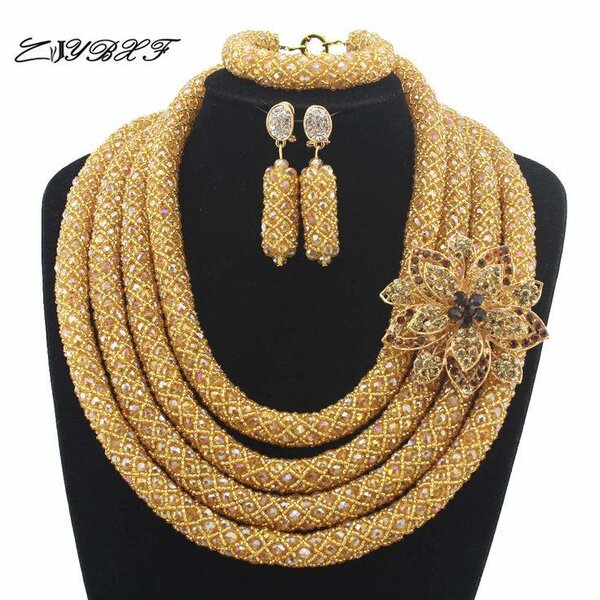 Collier Africain Doré