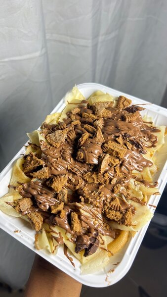 Crêpes au chocolat croustillant