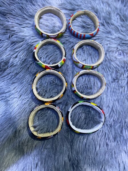Bracelets ethniques perles colorées