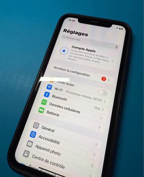 iPhone modèle récent