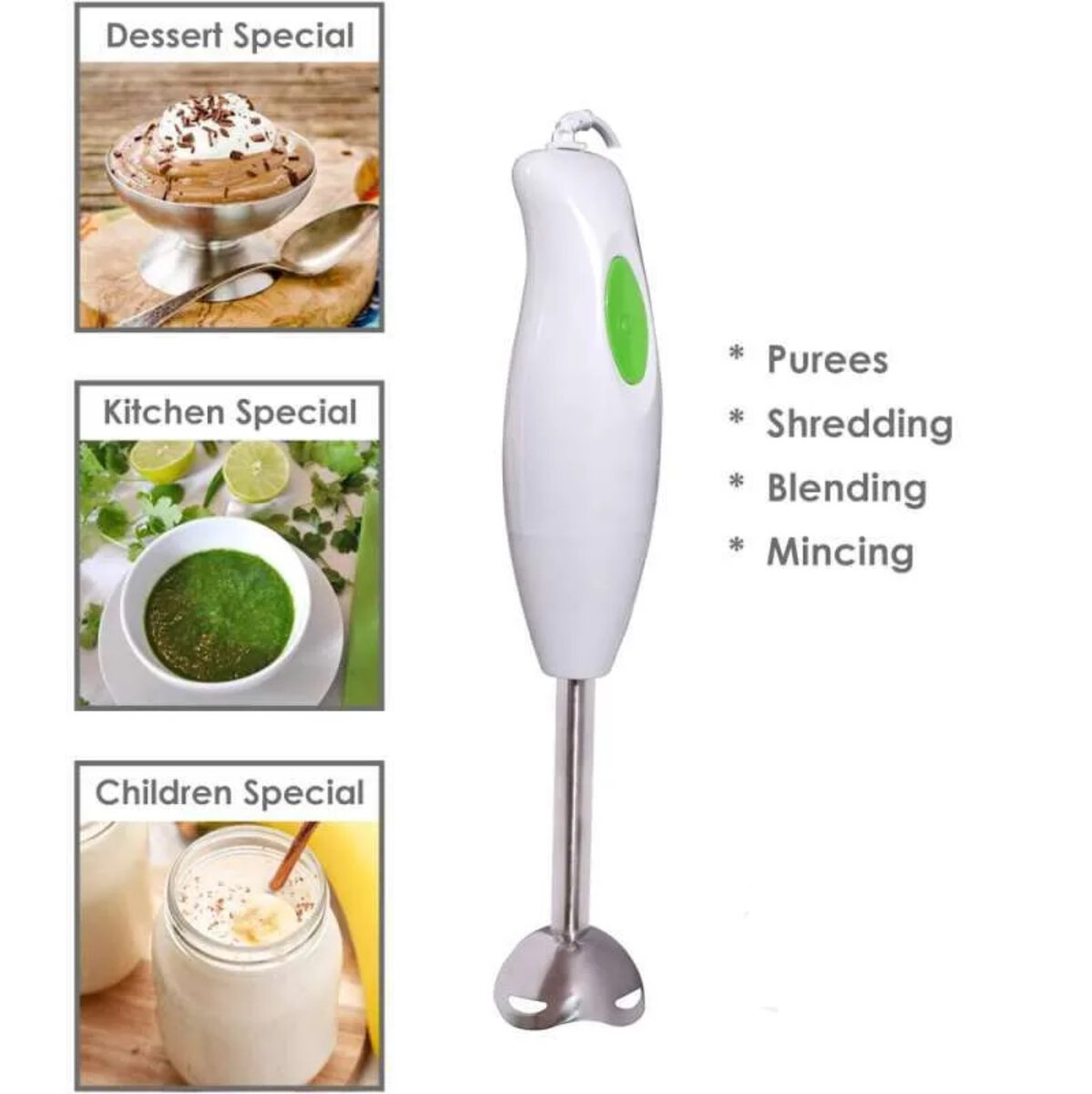 Mixeur Plongeant Puissant 300W