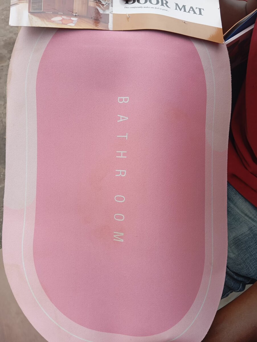 Tapis de salle de bain anti dérapent,séchage rapide