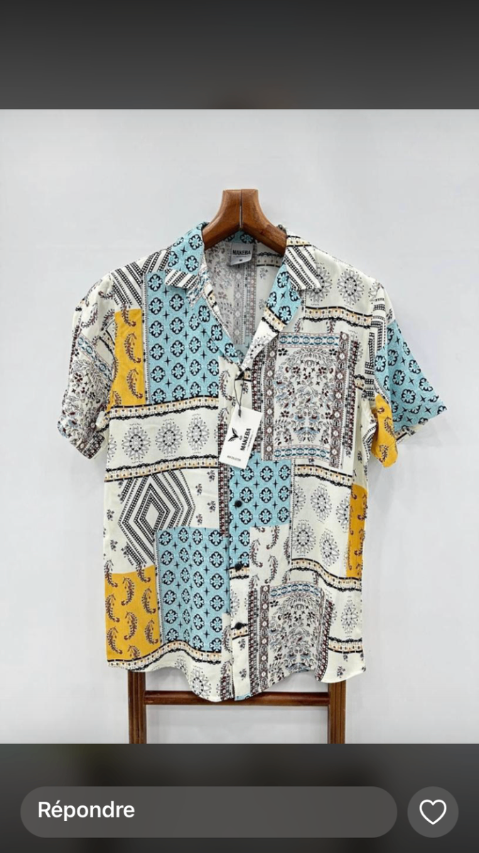 Chemise Homme à Motifs et Imprimés