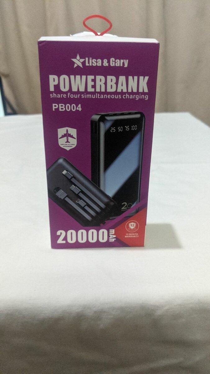 VERY PORTABLE POWER BANK LISA & GARY  20,000mAh  VERY POWERF