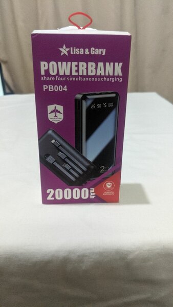 VERY PORTABLE POWER BANK LISA & GARY  20,000mAh  VERY POWERF