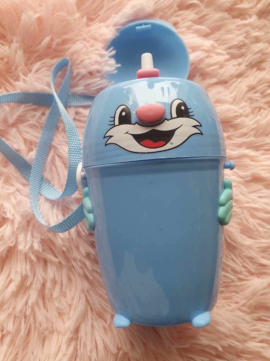 Gourde Enfant Lapin Bleu