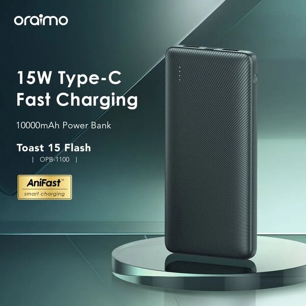 ORAIMO TOAST 15 FLASH, 10,000 MAH